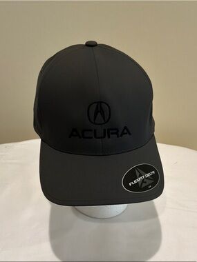 Acura dark grey Flexfit Delta Logo Cap size s/m